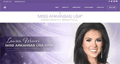 Desktop Screenshot of missarkansasusa.com
